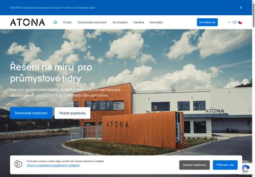 Zobrazit webové stránky ATONA s.r.o.