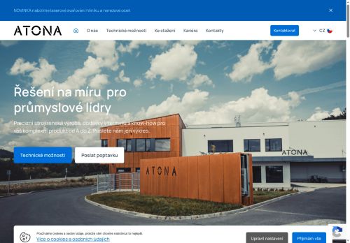 Zobrazit webové stránky ATONA s.r.o.