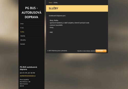Zobrazit webové stránky Autobusová doprava Pavel Gajdičiar