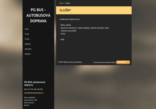 Zobrazit webové stránky Autobusová doprava Pavel Gajdičiar