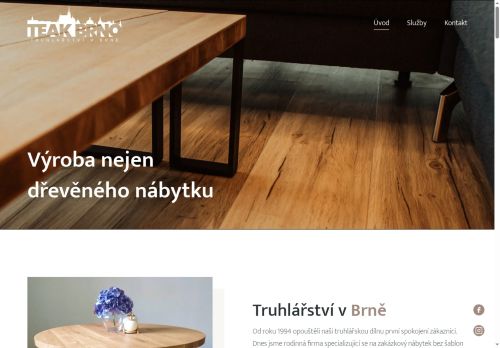 Zobrazit webové stránky Teak Brno s.r.o.
