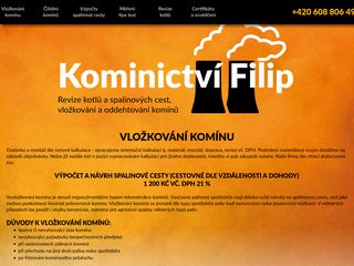 Zobrazit webové stránky Kominictví Filip