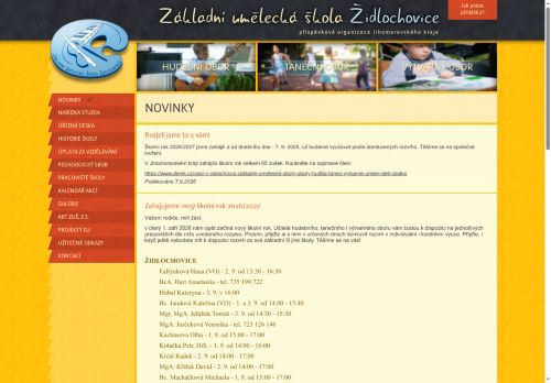 Zobrazit webové stránky Základní umělecká škola