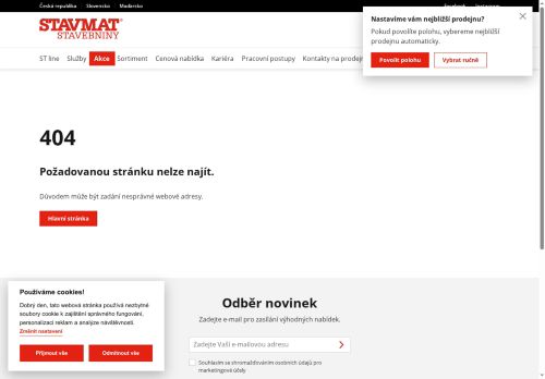 Zobrazit webové stránky STAVMAT Stavebniny Blansko