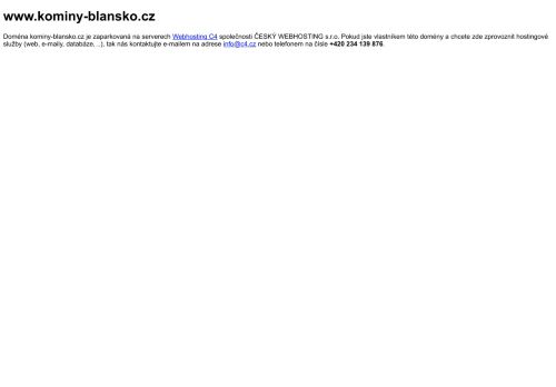 Zobrazit webové stránky Komíny a kouřovody Blansko