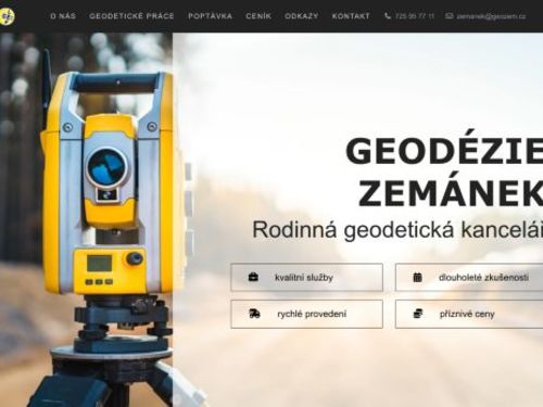 Geodézie Zemánek