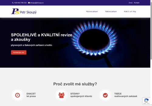 Zobrazit webové stránky Revize Petr Skoupý
