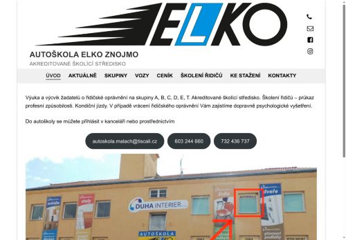 Zobrazit webové stránky Autoškola ELKO Znojmo, s.r.o.