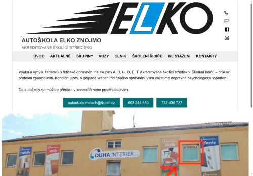 Zobrazit webové stránky Autoškola ELKO Znojmo, s.r.o.