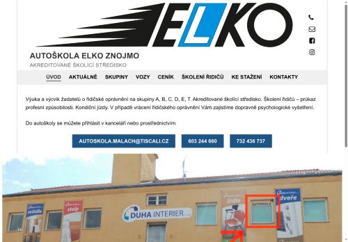 Zobrazit webové stránky Autoškola ELKO Znojmo, s.r.o.