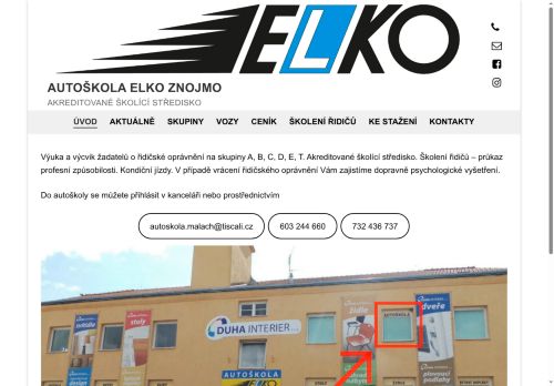 Zobrazit webové stránky Autoškola ELKO Znojmo, s.r.o.