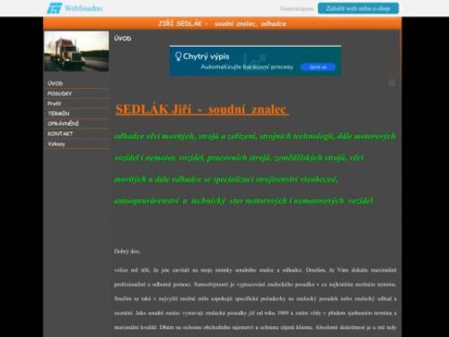 Znalecká a realitní kancelář Jiří Sedlák