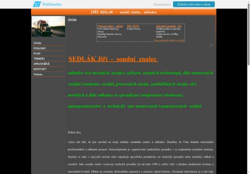 Zobrazit webové stránky Znalecká a realitní kancelář Jiří Sedlák