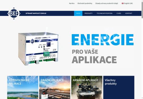 Zobrazit webové stránky BKE a.s.