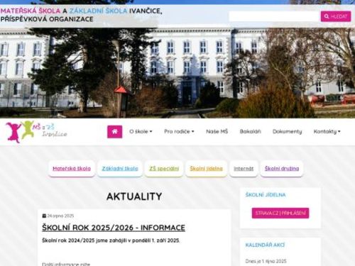 Mateřská škola a základní škola Ivančice, příspěvková organizace
