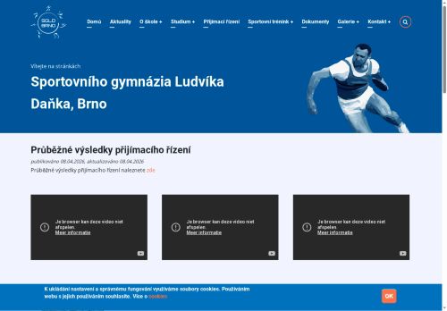 Sportovní gymnázium Ludvíka Daňka, Brno, Botanická 70, příspěvková organizace nabízí práci na pozici kuchař/ka - vyučen/á v obci Brno