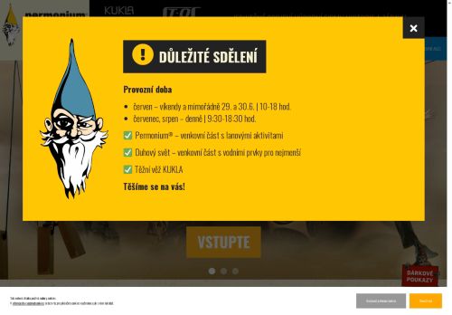 Zobrazit webové stránky Permonium® zábavní park s příběhem