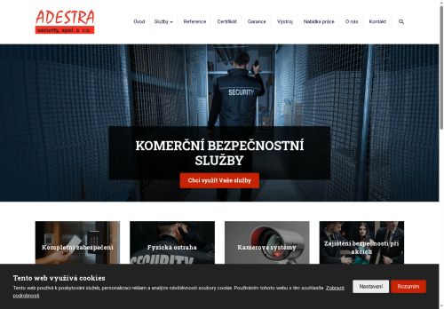 ADESTRA security, spol. s r.o. nabízí práci na pozici Pracovníci ostrahy a bezpečnostních agentur   M/Ž v obci Vlašim