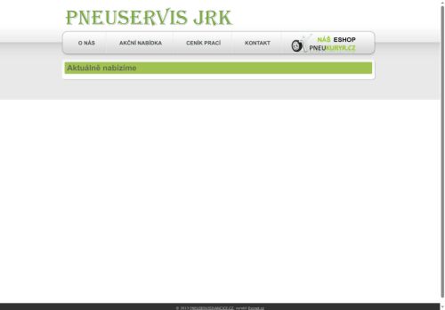 Zobrazit webové stránky Pneuservis JRK