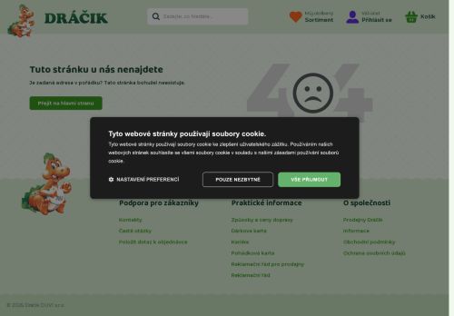 Zobrazit webové stránky Dráčik - prodejna Ivančice