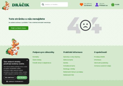 Zobrazit webové stránky Dráčik - prodejna Ivančice