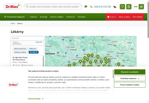 Zobrazit webové stránky Lékárna Dr. Max Ivančice