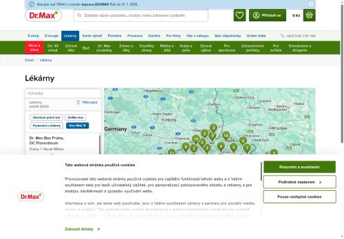 Zobrazit webové stránky Lékárna Dr. Max Ivančice