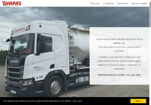 VAPAS, a.s. nabízí práci na pozici Řidič nákladního vozuidla nad 3,5 t   m/ž v obci Hrušovany nad Jevišovkou