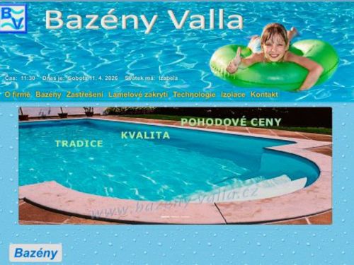 Bazény Valla - Krasoslav Valla
