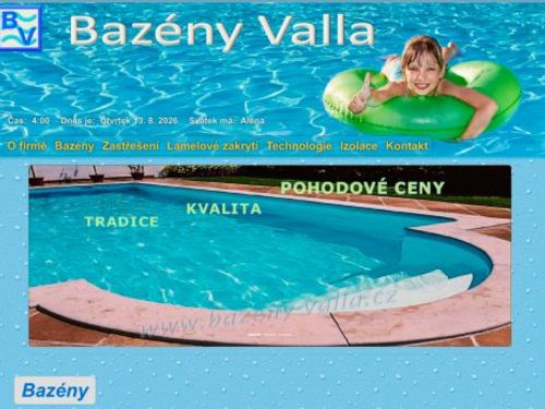 Bazény Valla - Krasoslav Valla