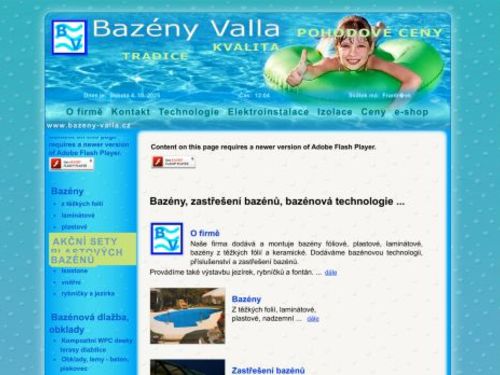 Bazény Valla - Krasoslav Valla
