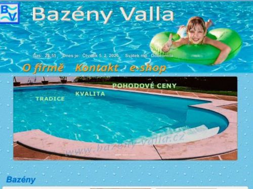 Bazény Valla - Krasoslav Valla