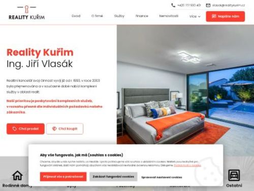 Ing. Jiří Vlasák - Reality Kuřim