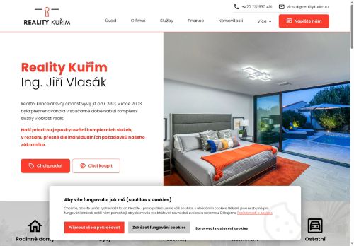 Zobrazit webové stránky Ing. Jiří Vlasák - Reality Kuřim