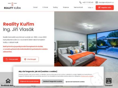 Ing. Jiří Vlasák - Reality Kuřim