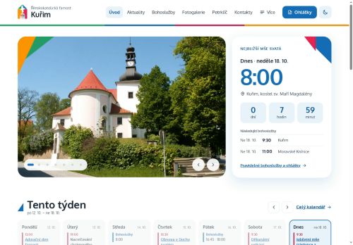 Zobrazit webové stránky Římskokatolická farnost Kuřim