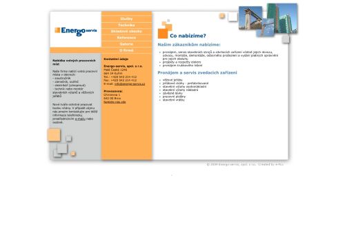 Zobrazit webové stránky Energo-servis, spol. s r.o.