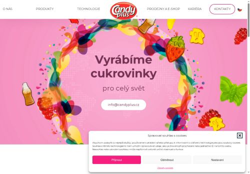 The Candy Plus Sweet Factory, s.r.o. nabízí práci na pozici výrobní operátor M/Ž v obci Rohatec