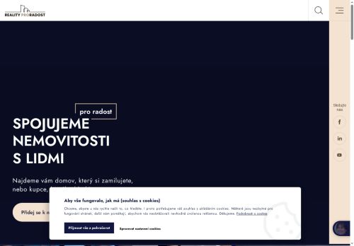 Zobrazit webové stránky Reality Pro Radost