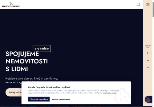 Zobrazit webové stránky Reality Pro Radost