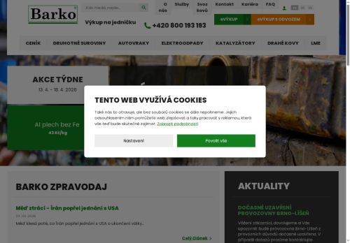 Zobrazit webové stránky Barko, s.r.o.