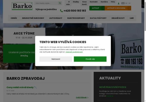 Zobrazit webové stránky Barko, s.r.o.