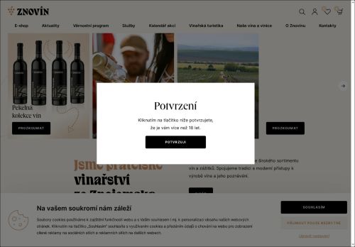 Zobrazit webové stránky Znovín Znojmo