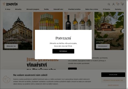 Zobrazit webové stránky Znovín Znojmo