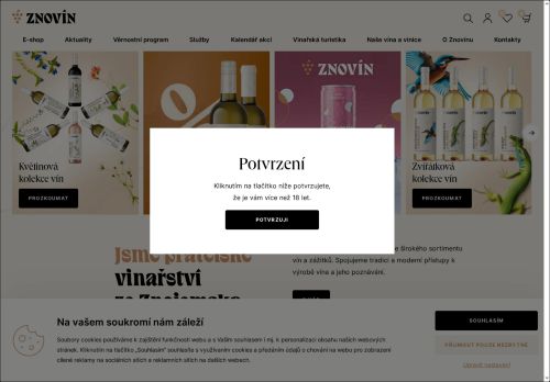 Zobrazit webové stránky Znovín Znojmo