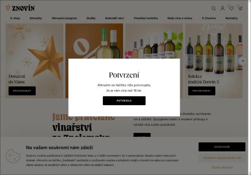 Zobrazit webové stránky Znovín Znojmo