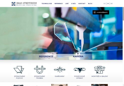 Webové stránky SW-MOTECH s.r.o., Vojkovice