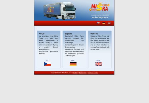 Zobrazit webové stránky MIŠKA TRANS, s.r.o.