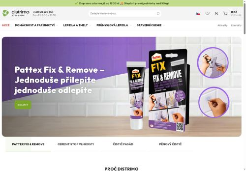 Zobrazit webové stránky DISTRIMO s.r.o.