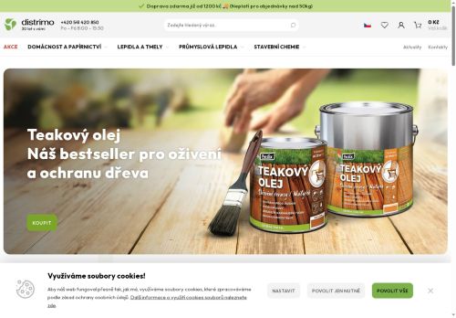 Zobrazit webové stránky DISTRIMO s.r.o.